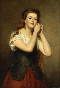 William Powell Frith The new earrings Spain oil painting artist